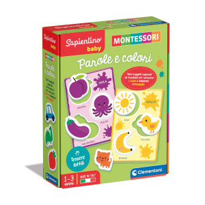 Clementoni Sapientino Baby Words And Colourseducational Game 1 Year Italian Version Montessori Games Made In Italy Multi