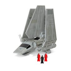 Star Wars Micro Galaxy Squadron Imperial Shuttle 7Inch Starship Class Vehicle With Three 1Inch Micro Figure Accessories