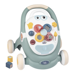 Smoby Little Baby Walker Detachable Activity Play Board Babys First Doll Pushchair Toy Grows With The Child From Activity Bo