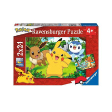 Ravensburger Pokmon Jigsaw Puzzle 2 X 24 Collection 2 Jigsaw Puzzles Of 24 Pieces Recommended Age 4 Years