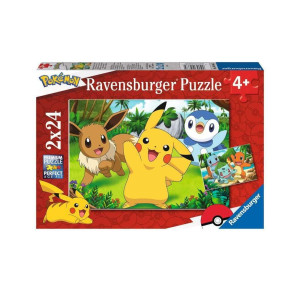 Ravensburger Pokmon Jigsaw Puzzle 2 X 24 Collection 2 Jigsaw Puzzles Of 24 Pieces Recommended Age 4 Years