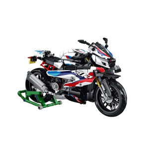 Dovob Motorcycle 1000 Rr Model Building Blocks Set 912 Pieces Bricks Moc Toys As Gift For Kids Or Adult