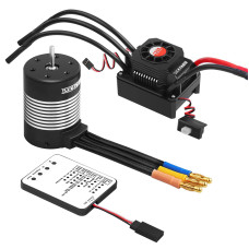 3650 5900Kv Sensorless Brushless Rc Motor 120A Brushless Esc Program Card Set Waterproof Motor Esc Combo 3175Mm Shaft Motor F