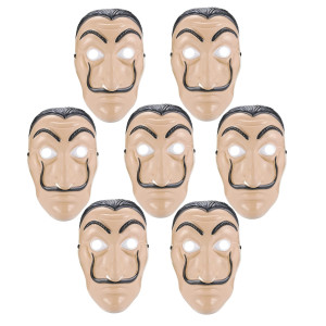 Wlparty 7 Pack Masks For Halloween Costume 7 Pack