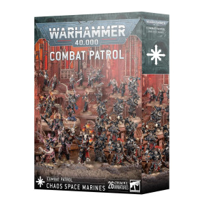 Warhammer 40K Games Work Combat Patrol Chaos Space Marines Multicolor