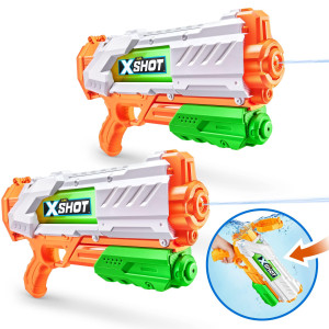 Xshot Water Fastfill Medium Water Blaster 2 Pack By Zuru Watergun 2 Pack X Shot Water Blaster Fills With Water In Just 1