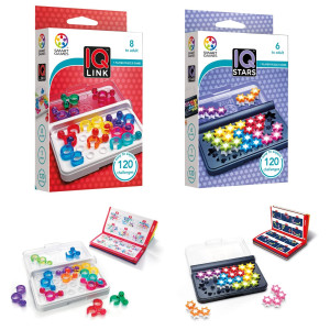 Smartgames Iq Bundles Link Series Iq Link Iq Stars 240 Challenges For Ages 6Adult