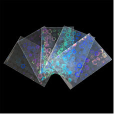 Aegis 100 Counts Photocard Sleeves Flower Shape Magic Kpop Card Protector Transparent Trading Cards Sleeves For Magic Photo Card