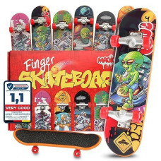 Magicat Finger Skateboards Space Edition For Kids Teens 6 Cool Finger Boards Fingerboard Pack For Party Toy Games For Bo