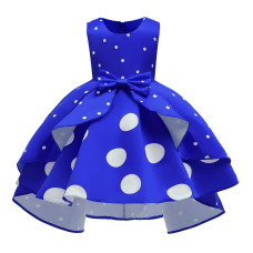 Mouse Dress Girls Mouse Costume For Toddler Baby Birthday Outfit Polka Dots Infant Kids Halloween Costumes Dress Up Headband Cos