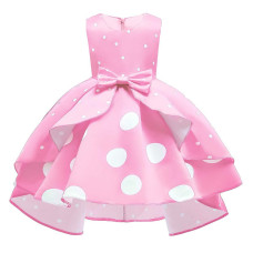 Mouse Dress Girls Mouse Costume For Toddler Baby Birthday Outfit Polka Dots Infant Kids Halloween Costumes Dress Up Headband Cos