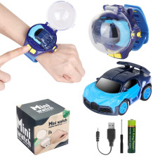 2023 Remote Control Car Watch Toys With Led Light 24 Ghz Mini Racing Cars Wrist Toy For Kids Rc Small Car Interactive Outdoor G