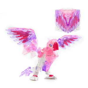 52Toys Beastbox Series Blossom Deformation Toy Collectible Parrot Action Figure 8 Inch With Accessories Multicolored Gift For