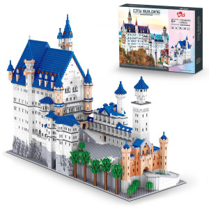 Neuschwanstein Castle Building Blocks Kit 11810 Pieces Clamping Blocks Large Building Model Original Packaging