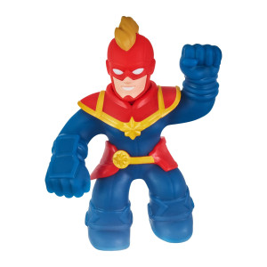 Heroes Of Goo Jit Zu Marvel Hero Pack Captain Marvel Squishy 45Inch Tall Ideal Christmasbirthday Present For Boys Superher