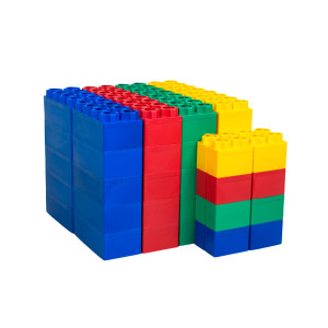 Biggoblocks Big Blocks For Kids Ages 48 Indoor Outdoor Blocks For Kids Games Large Building Blocks 48 Pc Learner Set