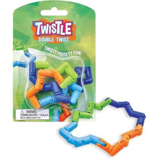 Twistle Double Twist Fidget Sensory Toy - Bright Splash