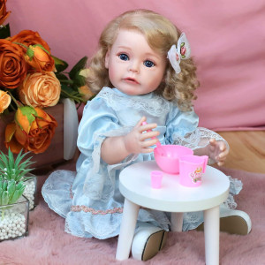 Lifelike Reborn Baby Dolls 18 Inch Realistic Newborn Reborn Girl Baby Doll With Doll Clothes Accessories Best Birthday Set For