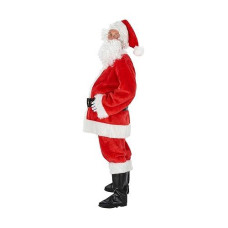 Deluxe Plush Santa Adult Costume | Extra Large