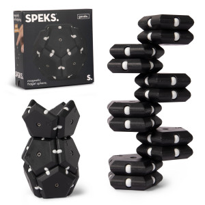 Speks Geode Matte Pentagons Magnetic Fidget Toy For Adults Quiet Sensory Toy For Stress Relief Anxiety Office Desk Toy To