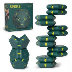 Speks Geode Matte Pentagons Magnetic Fidget Toy For Adults Quiet Sensory Toy For Stress Relief Anxiety Office Desk Toy To