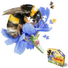 Madd Capp Lil Bumble Bee 100 Piece Jigsaw Puzzle For Ages 5 Up Unique Animalshaped Postersized Pieces Are Oversized For