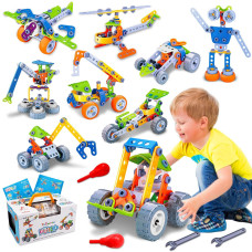 10 In 1 Stem Toys For 5 6 7 8 Year Old Boy Birthday Gifts Building Toys For Kids Ages 48 57 68 Educational Stem Activities F