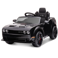 Enyopro Kids Electric Car Licensed Dodge Challenger Ride On Car 12V7Ah Battery Powered Electric Vehicle Kids Ride On Toys With