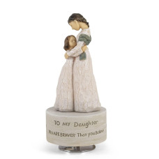 Music Box Gift For Daughter Mom And Daughter Figurine Sculpted Handpainted Statue Figure Musical Gifts To Daughter From Mom Bi