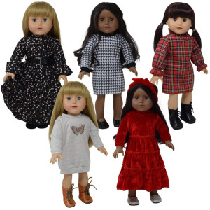 18 Inch Doll Clothes Dress And Doll Accessories Glamour Doll Clothing