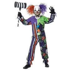 California Costumes Funhouse Fiend Clown Boy'S Costume, Medium