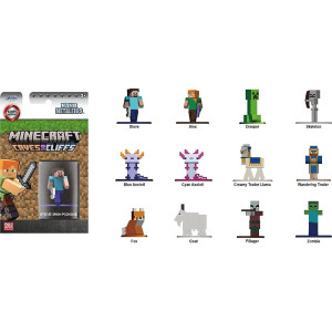 Jada Toys 253261002 Minecraft Nano Figures Multicolour 1 Unit Various Models