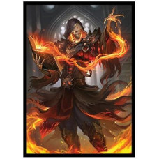 Fantasy North - Cinderbones - The Risen Flame - 100 Smooth Matte Tcg Trading Card Sleeves - Fits Magic Mtg Commander Pokemon And Other Card Games - Playing Card Sleeves