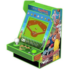 My Arcade All Star Stadium Nano Player- Fully Portable Mini Arcade Machine With 207 Retro Games, 2.4" Screen, Green, Small