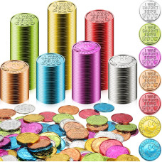 Zubebe 800 Pcs Behavior Tokens Bulk Caught Being Good Incentive Coins Reward Behavior Tokens For Kids Colorful Plastic Coins Sch