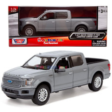 Motormax All Star Toys Exclusive 2019 Ford F150 Limited Crew Cab Pickup Truck Abyss Gray 124 Diecast Model Car 79364 Grey