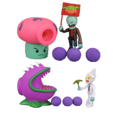 Jhesao 4 Pcs Pvz Toys Action Figures Pvz Toys Set 1 2 Mini Series Great Gifts For Kids And Fansbirthday And Christmas Party New