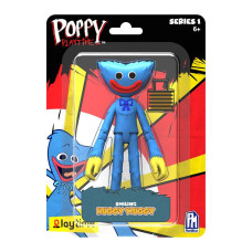 Poppy Playtime Smiling Huggy Wuggy Action Figure 5 Posable Figure Series 1 Officially Licensed