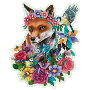 Ravensburger Colorful Fox 150 Piece Wooden Jigsaw Puzzle 17512 For Adults And Kids For Age 10 Years Up