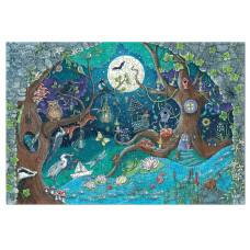 Ravensburger Fantasy Forest 500Piece Vibrant Wooden Jigsaw Puzzle Stressreducing Fun Ecofriendly Materials Certified