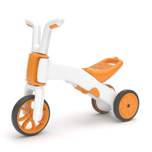 Chillafish Bunzi Gradual Balance Bike And Tricycle 2In1 Ride On Toy For 13 Years Old Silent Nonmarking Wheels Ginger Lar