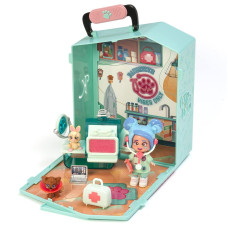 Kookyloos Carlas Pop Up Pet Vet Veterinary Clinic With Accessories Exclusive Doll With 3 Fun Expressions And 2 Exclusive Pets