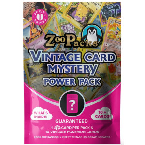 Zoo Packs Tcg Vintage 1999 10 Card Lot 1 1St Edition Stamped Card Per Pack Guaranteed