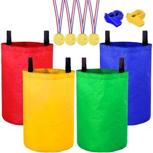 Potato Sack Race Bags Colorful Sturdy Sack Race Bags Outdoor Lawn Games For Kids Childrens No Odors Or Messy Fibers Birthda