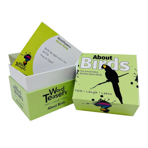 Word Teasers About Birds Conversation Starters Conversation Cards For Bird Lovers Gifts For Bird Watchers Bird Game Triv