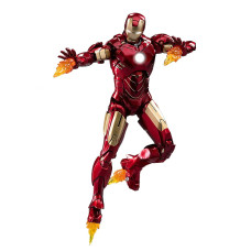 Lonullymege 7 Inch Light Up Ironman Action Figure2022 New Released Exquisite Painting All Joints Movable Collection Mark Dolll