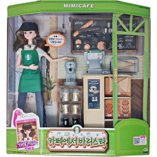 Mimi World Seventeen Mimi Barista Working Part Time Doll Playing House