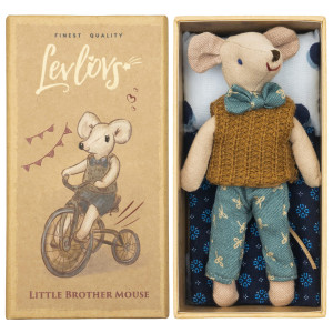 Levlovs Christmas Mouse In A Matchbox Toy Baby Registry Gift