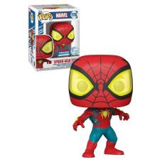 Funko Pop Marvel Spiderman Oscorp Suit Exclusive 1118 Multicolor