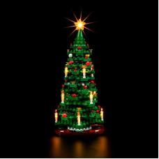 Briksmax Led Lighting Kit For Lego40573 Christmas Tree Compatible With Lego Building Blocks Model Not Include The Lego Set